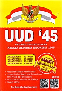 Image of Undang-Undang Dasar Negara Republik Indonesia 1945