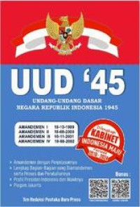 Image of Undang-Undang Dasar Negara Republik Indonesia Tahun 1945