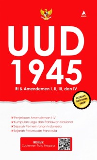 Image of UUD 1945 RI & Amandemen I, II, III, DAN IV